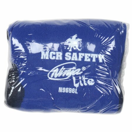 MCR SAFETY Gloves, Ninja Lite, 18 Gauge Nylon Liner L, 144PK VPN9696L